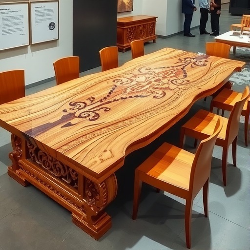 非遗展示馆桌椅定制：匠心独运，传统与现代的交融(图1)