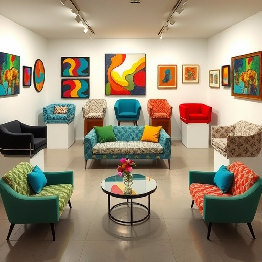 康健新村街道艺术馆，专业定制个性化沙发椅(图1)