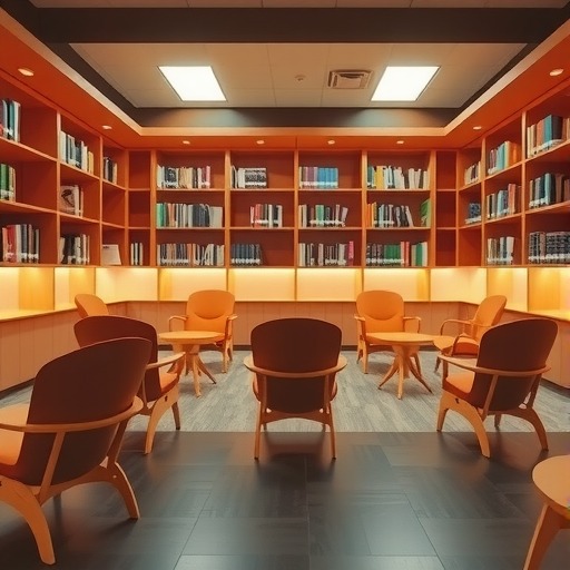 闵行区微型图书馆，定制专属休闲桌椅(图1)