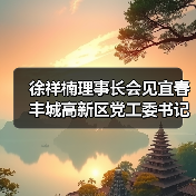 徐祥楠理事长会见宜春丰城高新区党工委书记胡振群一行（图3）