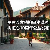 左右沙发腾格里沙漠种树植心10周年公益发布会圆满举行(图1) 左右沙发腾格里沙漠种树植心10周年公益发布会圆满举行(图1)
