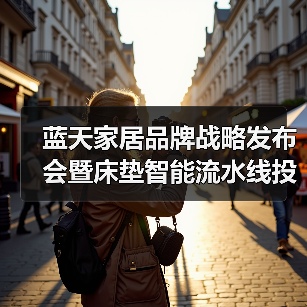 蓝天家居品牌战略发布会暨床垫智能流水线投产仪式成功举办(图3) 蓝天家居品牌战略发布会暨床垫智能流水线投产仪式成功举办(图3)