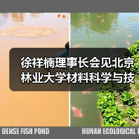 徐祥楠理事长会见北京林业大学材料科学与技术学院副院长母军一行(图2) 徐祥楠理事长会见北京林业大学材料科学与技术学院副院长母军一行(图2)