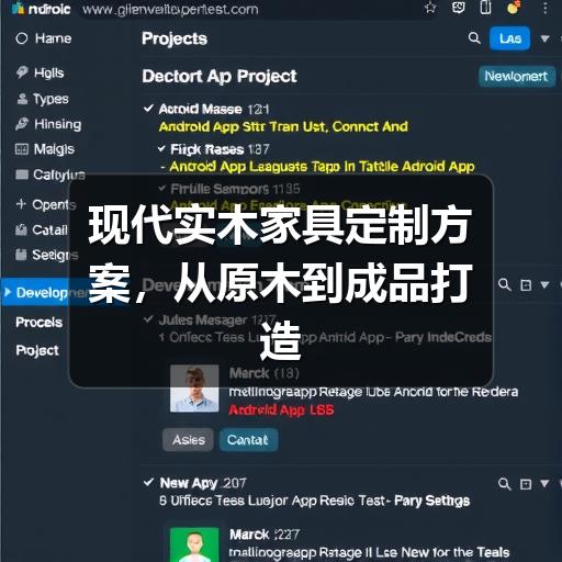 现代实木家具定制方案，从原木到成品打造独一无二的家