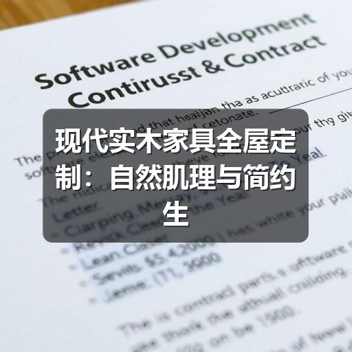 现代实木家具全屋定制:自然肌理与简约生活的完美融合(图3) 现代实木家具全屋定制:自然肌理与简约生活的完美融合