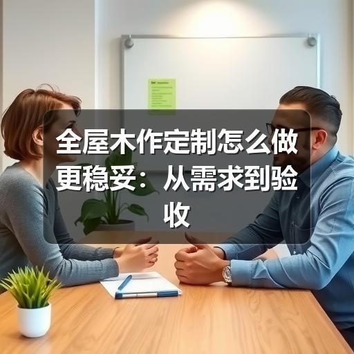 全屋木作定制怎么做更稳妥:从需求到验收的实用指南(图1) 全屋木作定制怎么做更稳妥:从需求到验收的实用指南